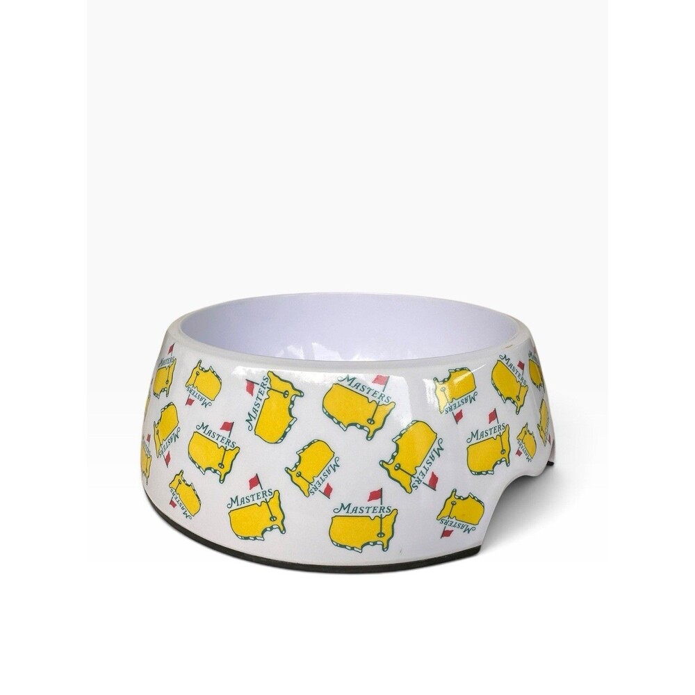 Masters Golf Tournament Logo August Large Dog Bowl Cat Feeder